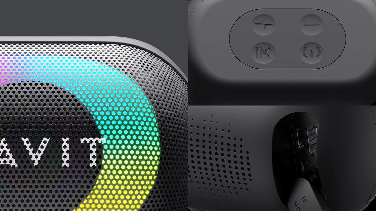 HAVIT® SK885BT Colorful RGB Light Wireless Waterproof Speaker