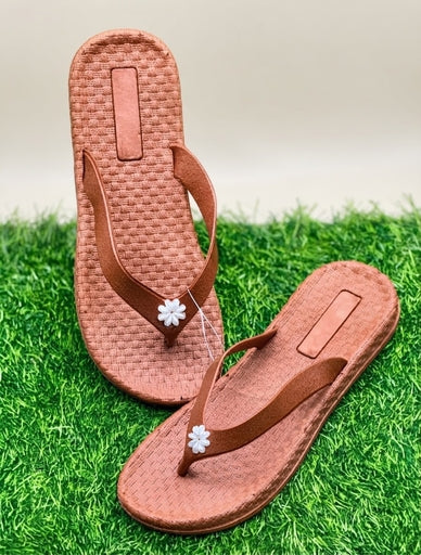 Ladies Flat Waterproof Slippers