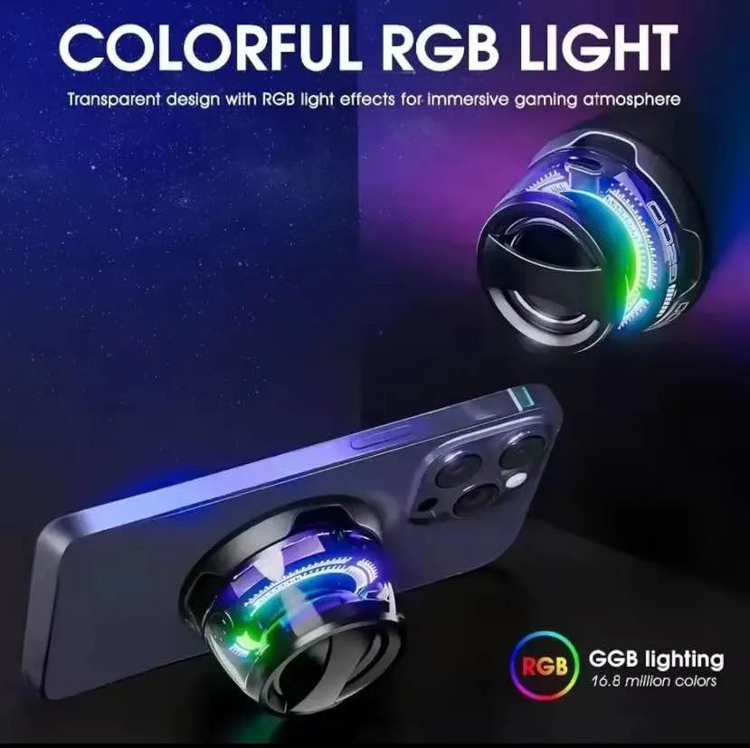 Outdoor Magnetic Bluetooth 5.3 Speaker | Wireless Portable Mini Travel Stereo with RGB Light & Phone
