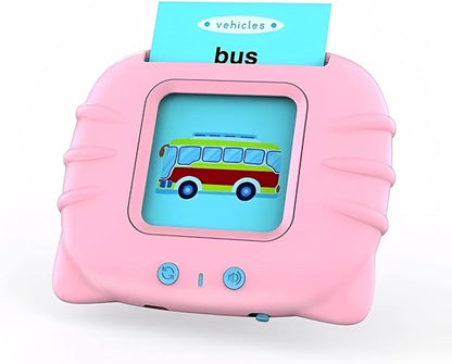 Talking Flash Cards Double Sided Cards, Basic Cognition Electronic Interactive Learning Machine