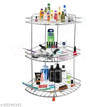 Spacekeeper Stainless Steel 3 Tier Multipurpose Storage Organizer