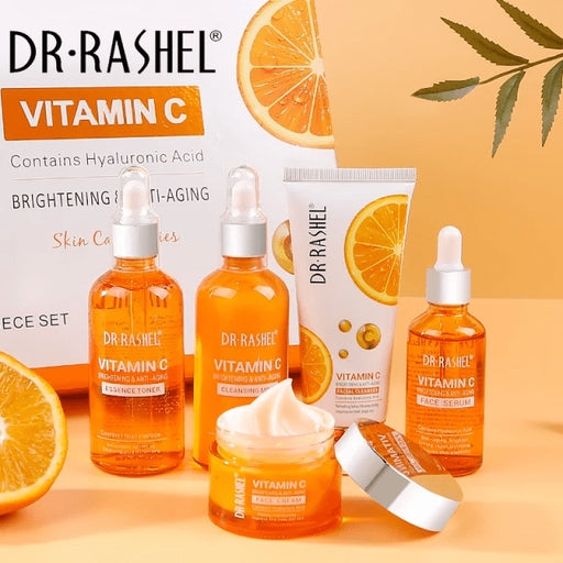 Vitamin C Brightening & Anti Aging Skin Care Series 5 Piece Set