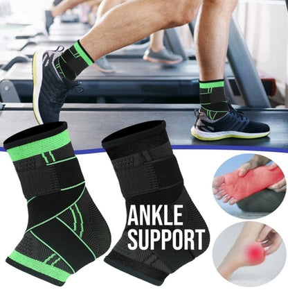 Ankle Brace Support Compression Sleeve Plantar Stabilizer Pain Relief Foot Wrap