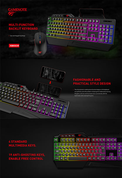 Havit HV-KB852CM Gaming Keyboard & Mouse Combo