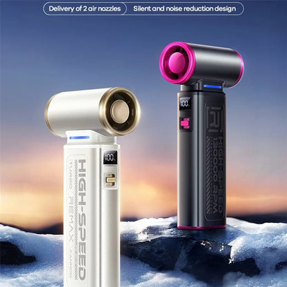 REMAX SF19 High Speed Turbine Air Blower 130000 RPM Brushless Motor Speed Adjustable Handheld Fan