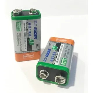 10PCS Genuine SOUER 9V Super Heavy Duty Battery