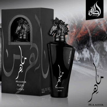 Unisex 100Ml Lattafa Maahir Black Edition Perfume, for Personal