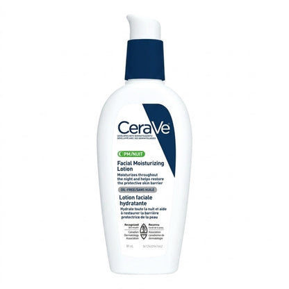 CeraVe PM Facial Moisturizing Lotion with Hyaluronic Acid and Niacinamide 89Ml