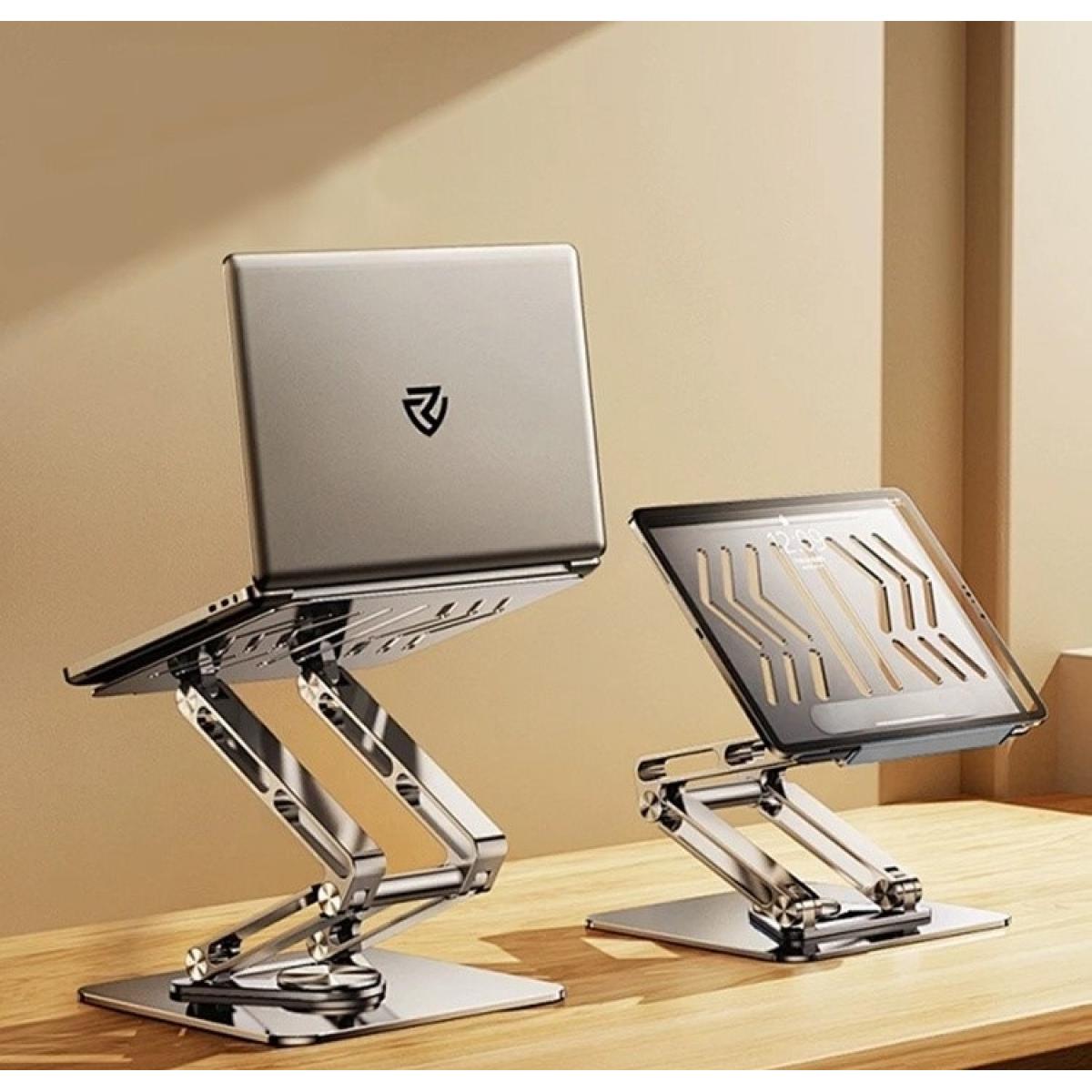 RTAKO RS-CP84S Laptop Stand 3-Level Adjustable Laptop Stand With 360 3D Roating Base