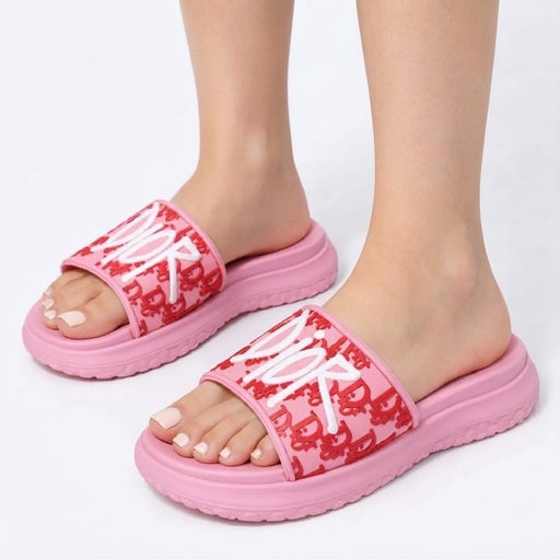 💜 Girls Lavender Fashion Heel  Slide