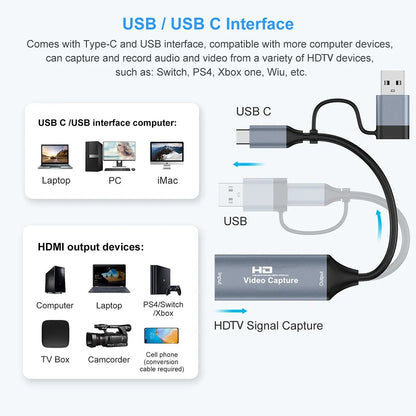 HDTV VIDEO CAPTURE CARD 4K 30HZ