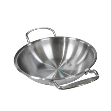 Stainless Steel Low Stew Pot with Glass Lid ,Induction Base/Gas Cooker Compatibl