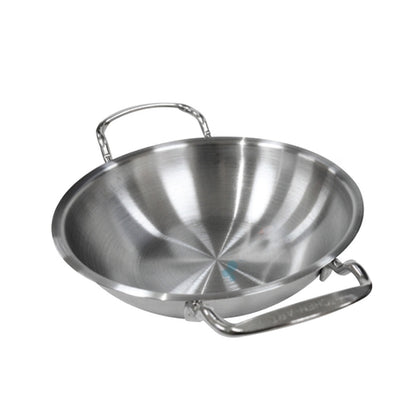 Stainless Steel Low Stew Pot with Glass Lid ,Induction Base/Gas Cooker Compatibl