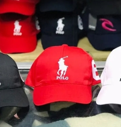 Quality Polo Logo Printed Adjustable Caps
