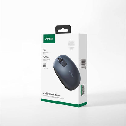 UGREEN 90671 2.4G Wireless Mouse Ergonomic Silent Mouse with Wireless Receiver (MU105)