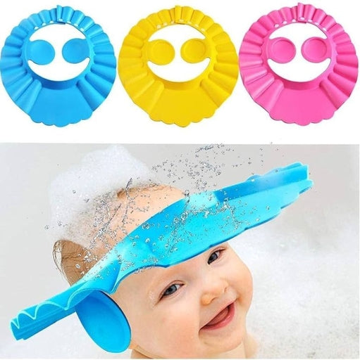 Baby Shower Cap Shower Hair Wash Cap for Children, Protection for Eyes and Ear Care