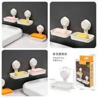 Wall Mounted Suction Cup Soap Box