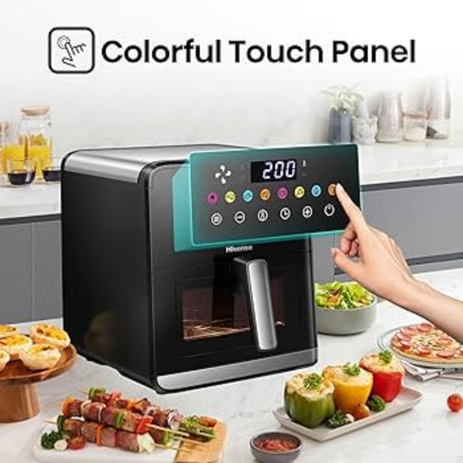 HISENSE 1700W AIR FRYER with COLORFUL TOUCH PANEL