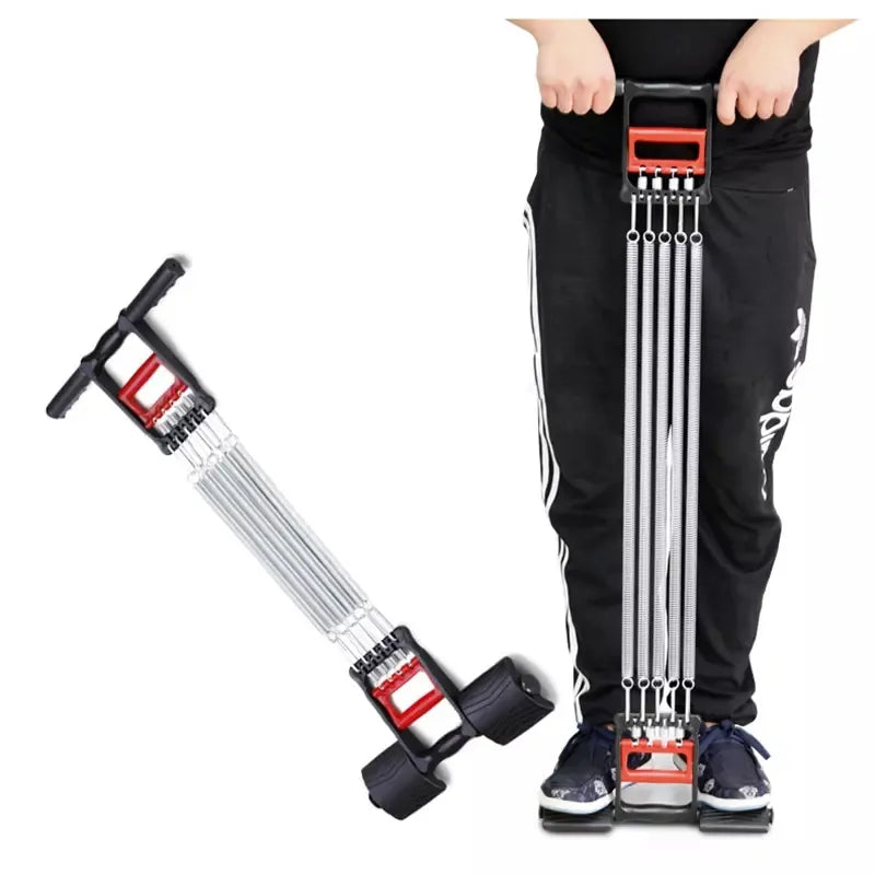 3-In-1 Chest Expander & Hand Grip Exerciser | Multifunctional Pedal Pull Rope Fitness Equipment