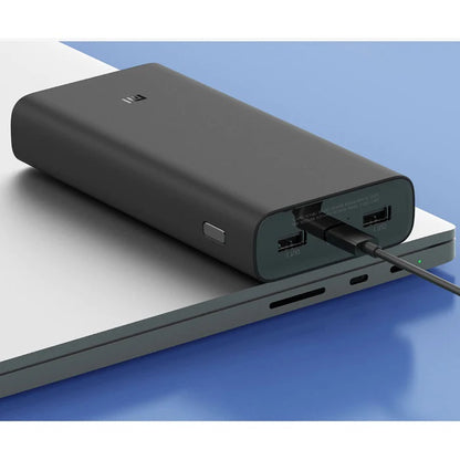 Xiaomi MI 50W Power Bank 20000mah, USB-C Input/Output Plus 2 USB-A Output, Charge 3 Devices Simultaneously, Output Up to 50W