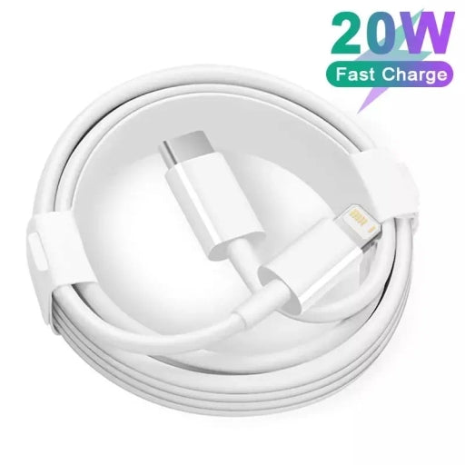 20W PD USB-C to Lightning Fast Charging Cable for IPhone, IPad & MacBook