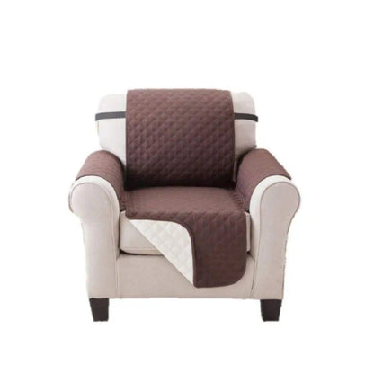 Single Seater Couch Cover, Reversible Sofa Slipcover & Furniture Protector for Dogs, Cats & Kids