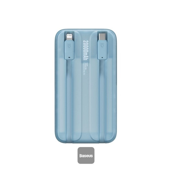 Baseus Comet Series Dual-Cable Digital Display Fast Charge Power Bank 20000mAh 22.5W