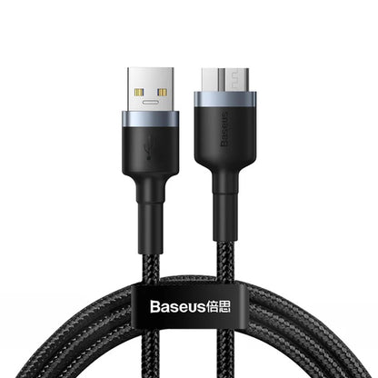Baseus Cafule Converter Cable USB 3.0 Male To Micro-B 1M - Dark Grey (CADKLF-D0G)