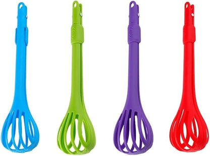 Multifunctional Kitchen Tool Food Tongs Egg Beater Mixer Kitchen Baking Utensil -(1 Piece)