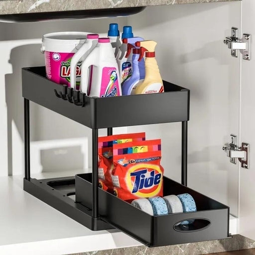 2 Tier Under the Sink Organization