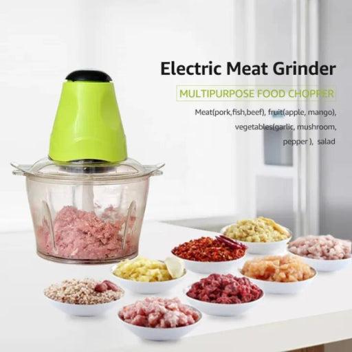 Electric Meat Grinder Multi-Function Food Processor Powerful Household Electric Chopper Cutter Blend