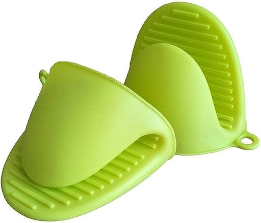 Silicon Hand Fingure Gloves for Kitchen Oven Heat Resistant Pot Holders 1 Pair