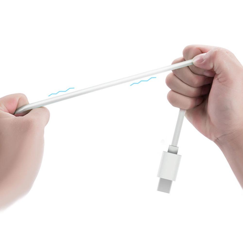 Fast Charge Type-C Cable White Colour Efficient Fast Charging 1M