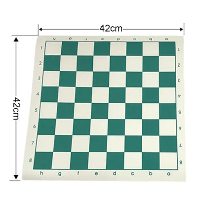 Travel Chess Set with Chess Board ( 42 X 42 Cm) Outdoor Sports Chess Games Shoulder Straps
