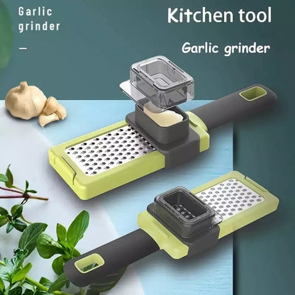 Press Grater, Garlic/Ginger Grinding Grater, Cutting Garlic Chopper Planer Kitchen Tool,Kitchen Food