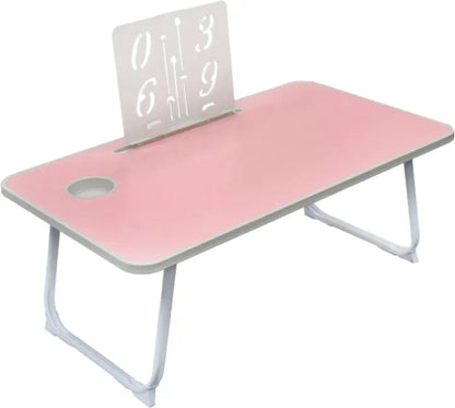 High Quality Folding Laptop Table Home Office Desks -Pink