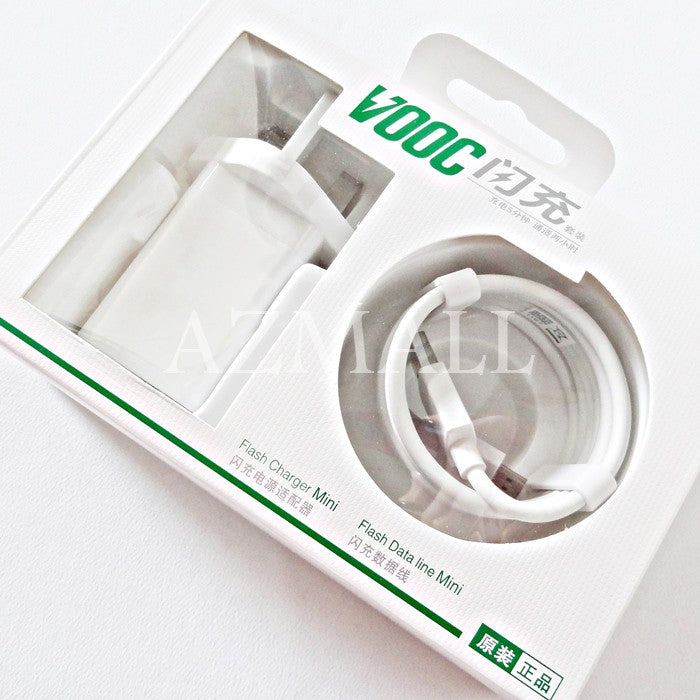 OPPO 4.0A VOOC Flash Charger & VOOC Mcro USB Cable