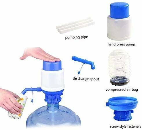Drinking Water Pump Dispenser with Protective Spout Cap