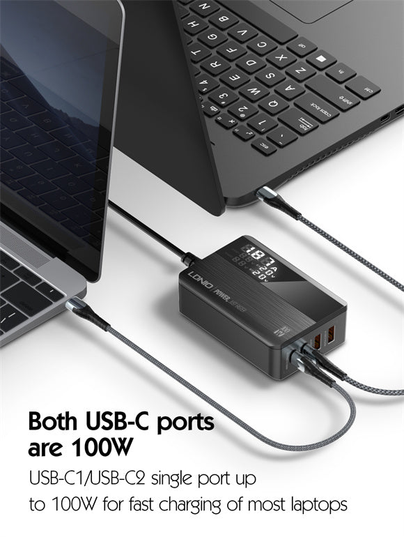LDNIO A4809C 100W GaN Super Fast Charger 4-PORT