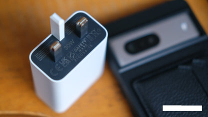 Google 30W UK Plug USB-C Fast Charger & Type-C Cable For Pixel Smartphones