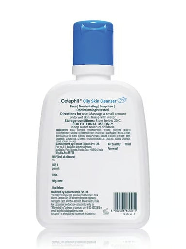 Ceta Phil Oily Skin Cleanser 118Ml