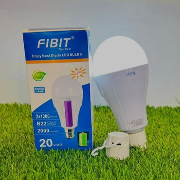 Fibit 20W Rechargeable Bulb B22 L 2400MAH Battery