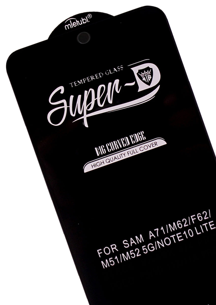 Samsung Galaxy A71 - Super D Transparent Ultra Clear Shining Edge Tempered Glass for