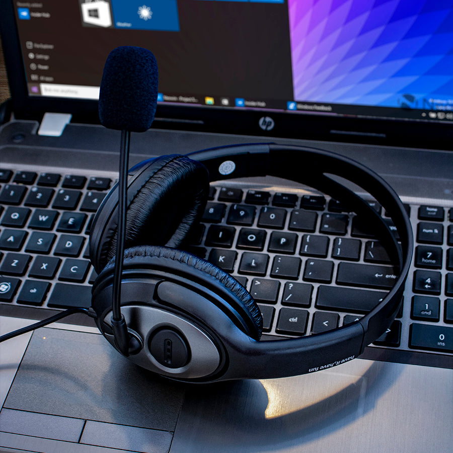 Havit H206d Double Plug 3.5mm Stereo With Mic Headphone