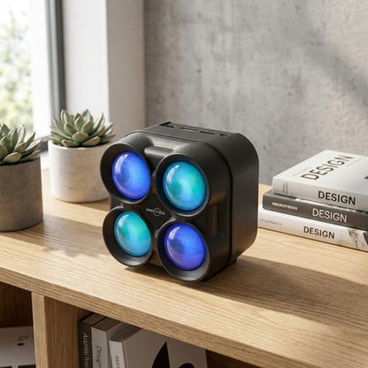 Greentech GTS-1835 Wireless Bluetooth Speaker Rgb - Mini Wireless Portable Bluetooth Speaker