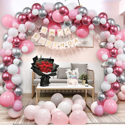 FREE 12 PCS 3D BUTTERFLY WITH Complete Set 109-Piece Premium Blue Balloon Garland Kit for Party Decoration, Unisex Balloon Arch Set for All Ages