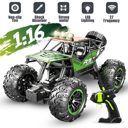 Kids RC Toy - Remote Control Truck with off Road Tires LED Lights RC Drift Cars