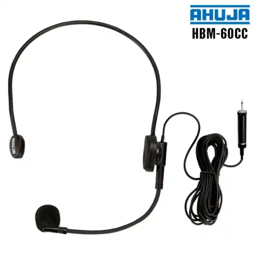 Wireless Mic AHUJA HBM-60CC' Ahuja Head Band Microphone 3.5 Mm Jack for Connecting to Laptop/PC