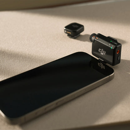 DJI Mic Mini (1 TX + 1 RX) Compact and Powerful Microphone for Capturing High-quality Sound