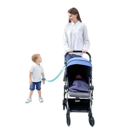 Anti-Lost Toddler Safety Wrist Link | 360° Rotating Child Harness Leash with Lock